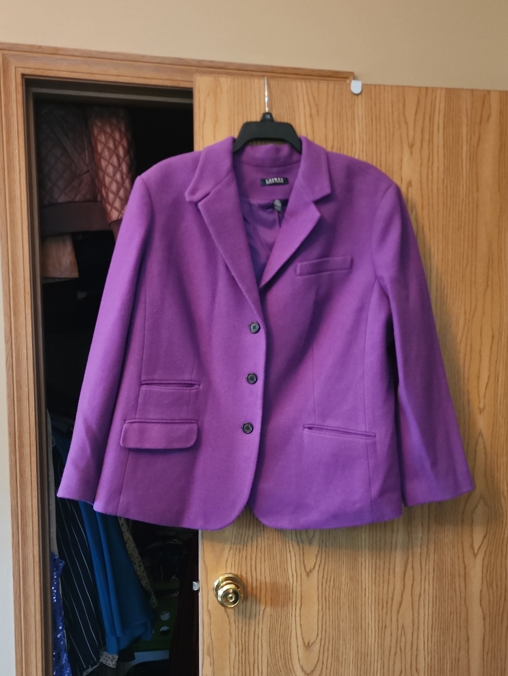 Ralph Lauren Purple Women's Tailored Blazer